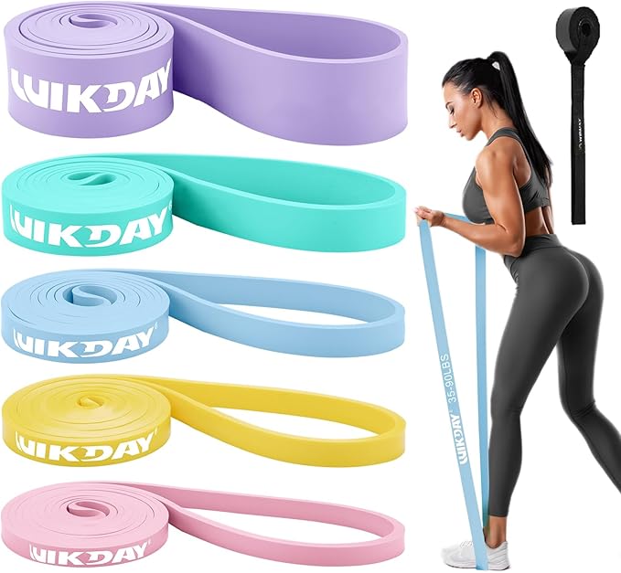 Resistance Bands for Working Out, Exercise Bands, Workout Bands, Pull Up Assistance Bands for Body Stretching Training Physical Therapy Muscle Training for Men & Women-GravixFit
