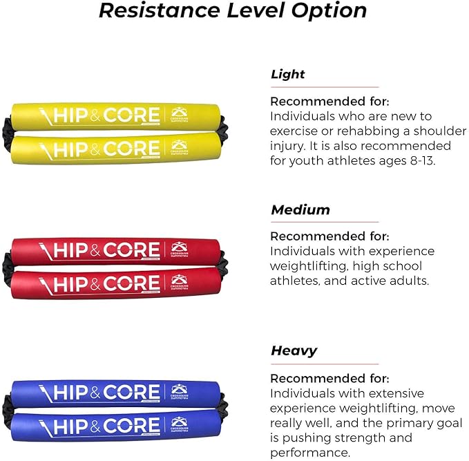 Crossover Symmetry Hip & Core System - Loop Resistance Home Workout Bands to Stretch and Strengthen Legs, Butt, HIPS, Thighs and Glutes, Includes Online Exercise & Training Guide-GravixFit