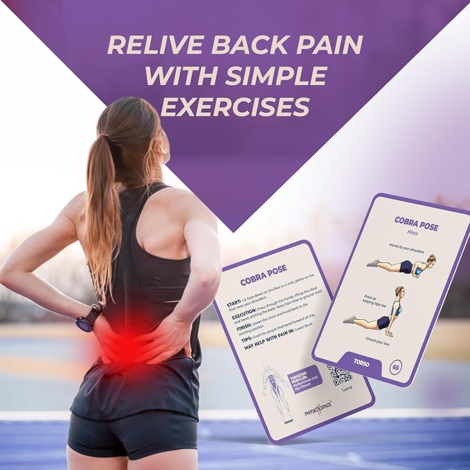 100 Stretching Exercise Flash Cards – Physical Therapy Stretches for Common Conditions (Plantar Fasciitis, Achilles Tendonitis, Sciatica, Back & Hip Pain) – Yoga, Pilates & Everyday Mobility-GravixFit
