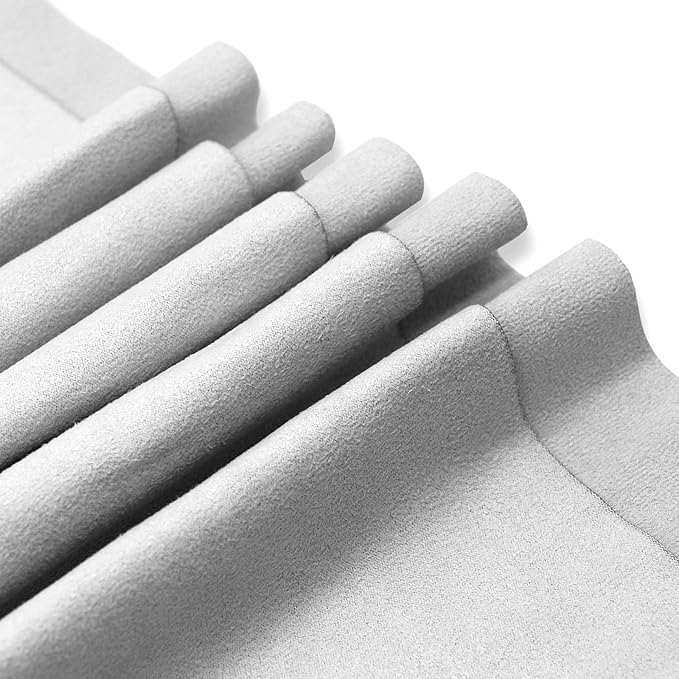 Eunzel Hot Yoga Towel, Super Absorbent Yoga Mat Towel Soft Suede Microfiber Non-Slip Towel for Bikram Pilates and Yoga Mats 72" x 26.5", Light Grey-GravixFit