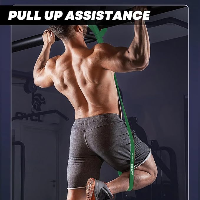 Resistance Bands for Working Out, Pull Up Assistance Bands, Exercise Workout Bands Set for Men Women, Stretch Bands for Physical Therapy, Muscle Training, Home Workouts-GravixFit