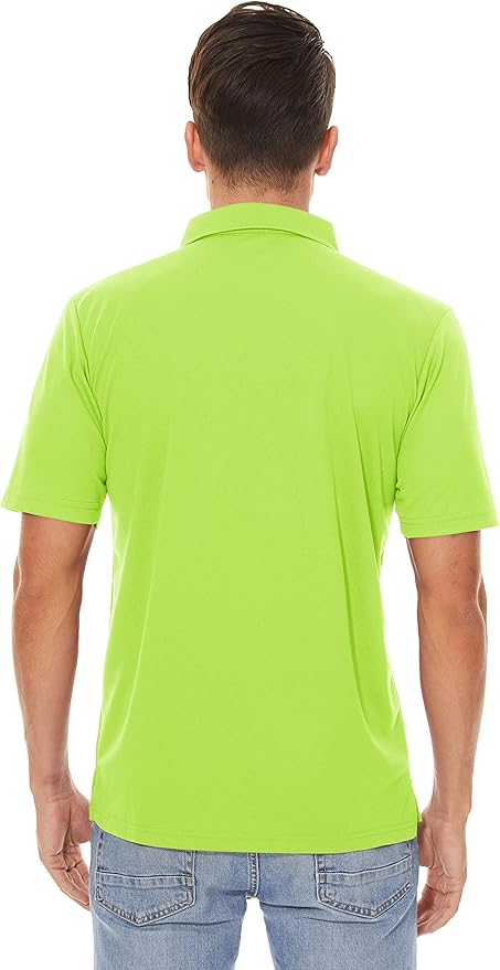MAGCOMSEN Men's Polo Shirts 3 Buttons Casual Work T Shirts Quick Dry Short Sleeve Golf Shirt Pique Jersey Outdoor Performance-GravixFit