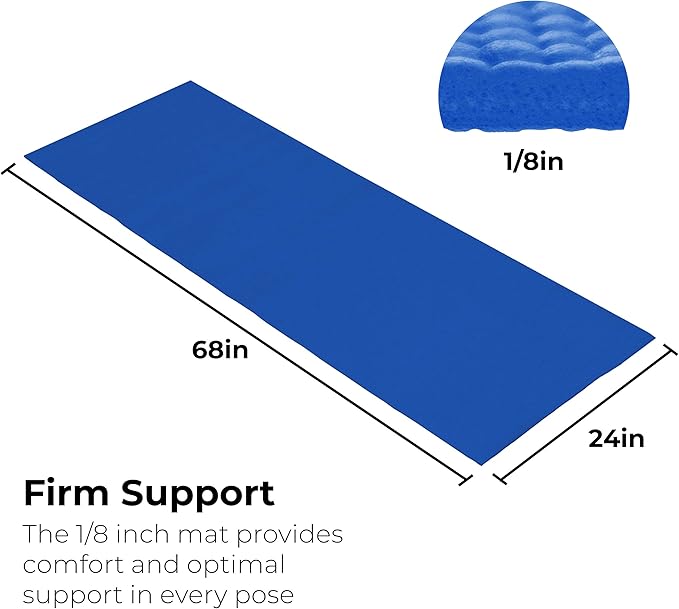 Hello Fit 10-Pack Yoga Mat, 68" x 24" Non Slip Exercise Mat, 4mm Thick Gym Mat for Fitness and Stretching, Bulk Non Toxic Yoga Mats for Schools and Studios-GravixFit