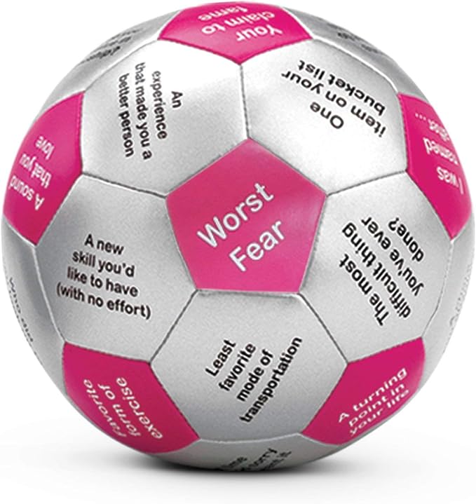 Trainers Warehouse 6" Thumball Collection, 32 Prompts for Conversation, Team Building, Relationship and Training-GravixFit