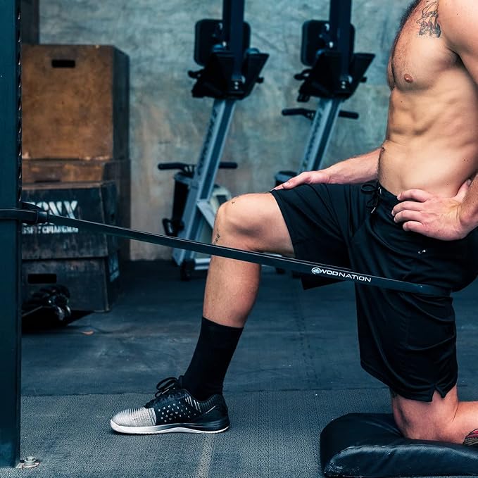 WOD Nation Pull Up Assistance Bands (10-175lbs Band) - Best for Pullup Assist, Chin Ups, Resistance Bands Exercise, Stretch, Mobility Work & Serious Fitness - 41 inch Straps-GravixFit