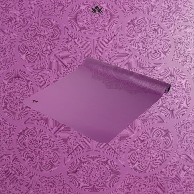 Clever Yoga Liquid Balance Thick Yoga Mat - Pro Exercise Yoga Mat with Non-Slip Surface for Home Gym, Earth-Friendly & Recyclable Pilates and Workout Pad Women & Men, 4.5 mm-GravixFit