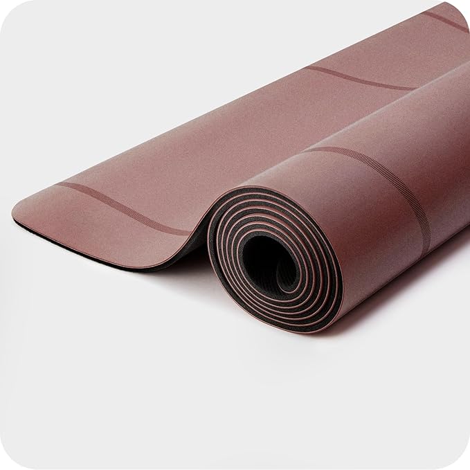 4mm Cushioned Exercise Mat for Yoga & Pilates - Anti Slip, Polyurethane with Suede Top & Carrying Strap-GravixFit