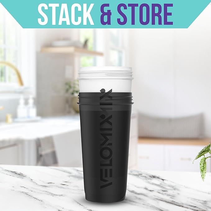 '-2 Pack- 14 oz Protein Shaker Bottles for Protein Mixes - 2x Wire Whisk | Leak Proof Shaker Cups for Protein Shakes and Pre Workout | Protein Shaker Bottle Pack | Protein Mixer Cup-GravixFit