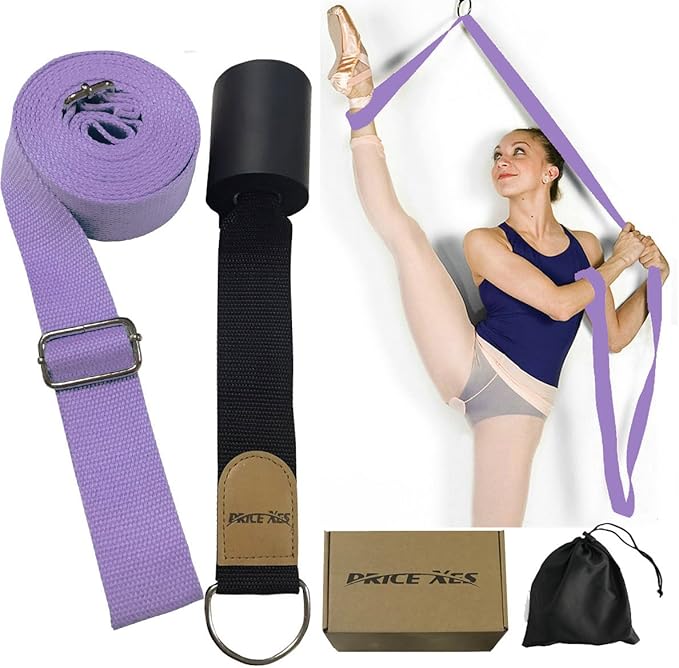 Door Flexibility & Stretching Leg Strap - Great for Ballet Cheer Dance Gymnastics or ANY Sport Leg Stretcher Door Flexibility Trainer Premium stretching equipment-GravixFit