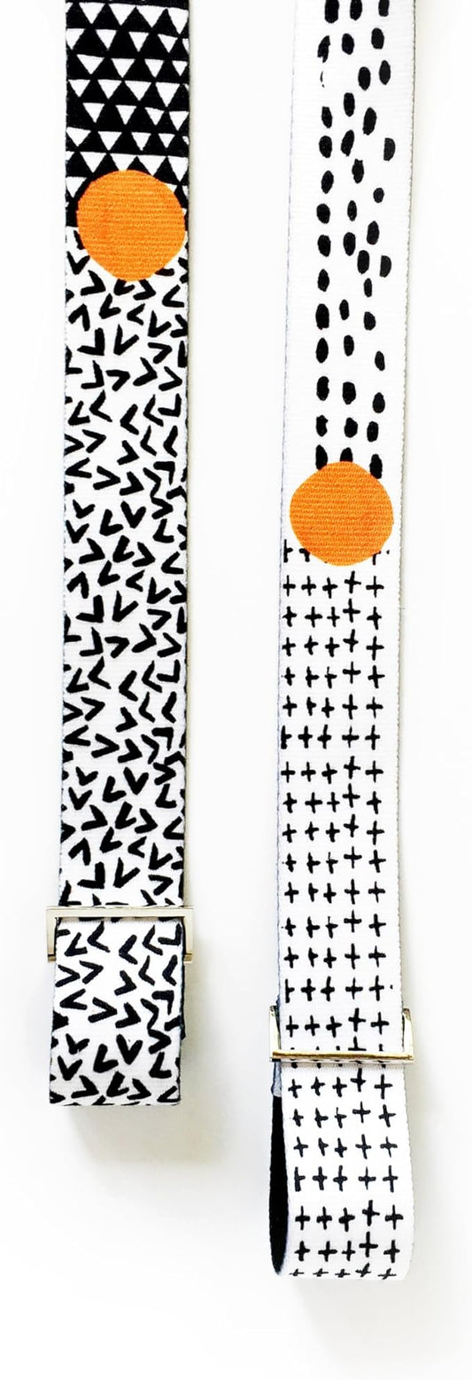 Yune Yoga Bowie Yoga Strap – 68" 100% Cotton Stretching & Carrying Strap with Metal D-Ring – Yoga Accessory for Pilates, Flexibility & Home Practice-GravixFit