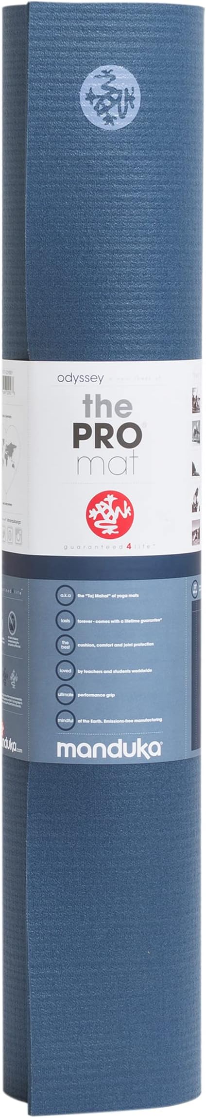Manduka PRO Yoga Mat - 6mm | Lifetime Durability | Hygienic Construction | Premium Studio Quality | Teacher Approved-GravixFit