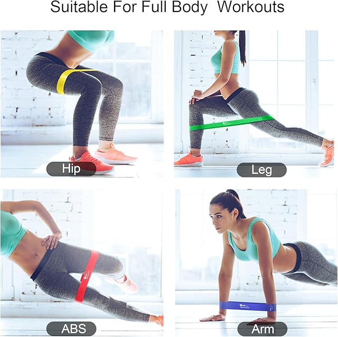 Himaly Anti-Break Resistance Band, Elastic Exercise Band, Hand and Ankle Straps, Indoor and Outdoor Fitness, Portable Resistance Band, Whole Body Exercise-GravixFit