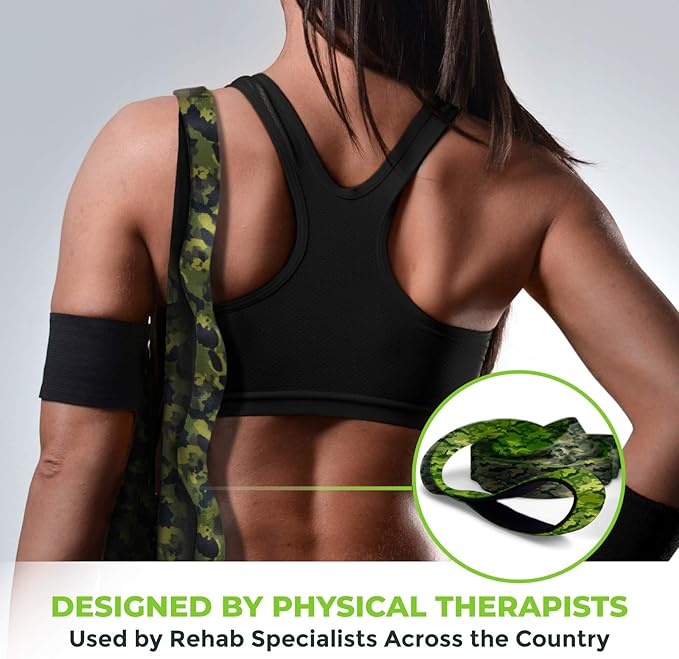 Gradient Fitness Stretching Strap for Physical Therapy, 12 Multi-Loop Stretch Strap 1.5" W x 8' L, Neoprene Handles, Physical Therapy Equipment, Yoga Straps for Stretching, Leg Stretcher.-GravixFit
