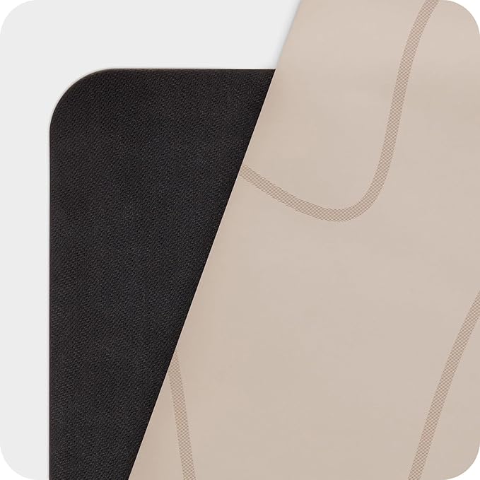 4mm Cushioned Exercise Mat for Yoga & Pilates - Anti Slip, Polyurethane with Suede Top & Carrying Strap-GravixFit