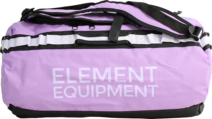 Element Equipment Trailhead Duffel Bag Shoulder Straps Waterproof Violet/Lavendar Large-GravixFit