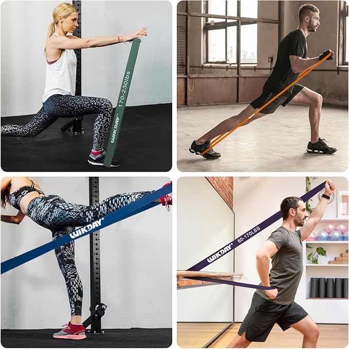 Resistance Bands for Working Out, Exercise Bands, Workout Bands, Pull Up Assistance Bands for Body Stretching Training Physical Therapy Muscle Training for Men & Women-GravixFit