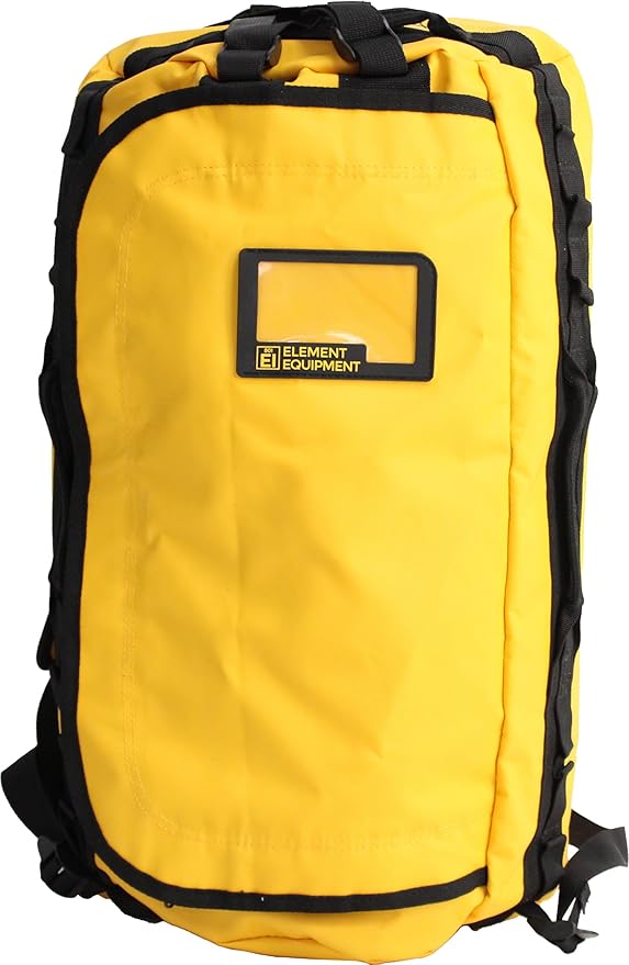 Element Equipment Trailhead Duffel Bag Shoulder Straps Waterproof Yellow Small-GravixFit
