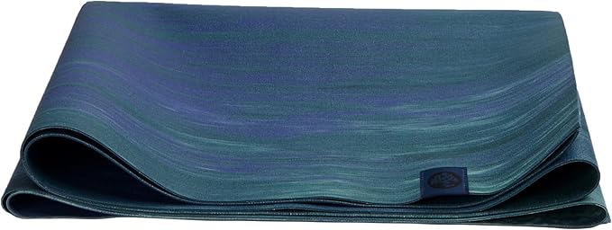 Manduka eKO SuperLite Yoga Mat - 1.5mm Natural Rubber | Foldable & Travel Friendly | Soft Textured Surface | Eco-friendly-GravixFit