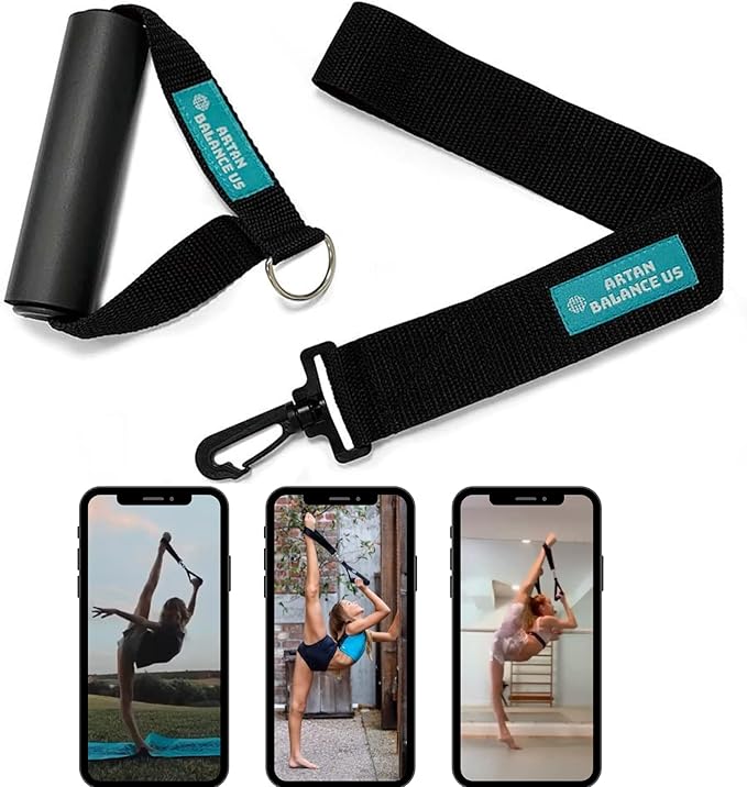 Stretching Straps for Flexibility, Balance, and Leg Stretching – Multiple Styles for Yoga, Ballet, Dance, Gymnastics & Physical Therapy-GravixFit