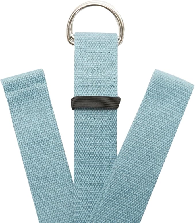 Everyday Yoga Super Strong Strap with Metal D-ring Buckle - Improve Flexibility, Stretching, and Physical Therapy Fitness.-GravixFit