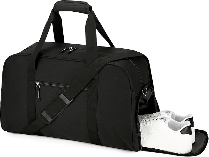 Searock 21 Inch Gym Bag with Shoe Compartment, Sports Duffle Bag for Travel, Carry On Duffel Bag, Weekender Overnight Bags for Men and Women Traveling-GravixFit