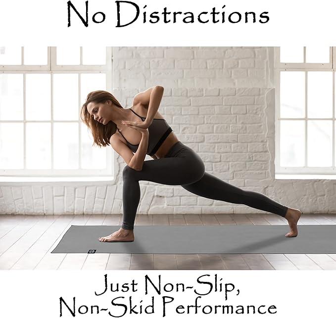 Tatago Hot Yoga Mat Towel Non Slip for Hot Yoga (72-84 inch Mats) Our Hot Yoga Towel Non Slip Silicone Dabs & Absorbent Microfiber Blend Gives You More Grip As You Drip! (Nube Gris, XL - 84")-GravixFit