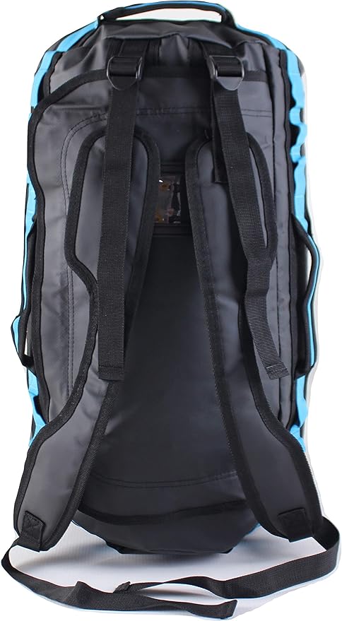 Element Equipment Trailhead Duffel Bag Shoulder Straps Waterproof Black/Blue Small-GravixFit