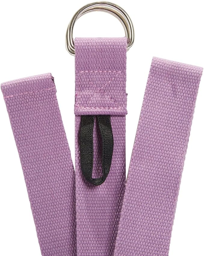 Everyday Yoga Super Strong Strap with Metal D-ring Buckle - Improve Flexibility, Stretching, and Physical Therapy Fitness.-GravixFit