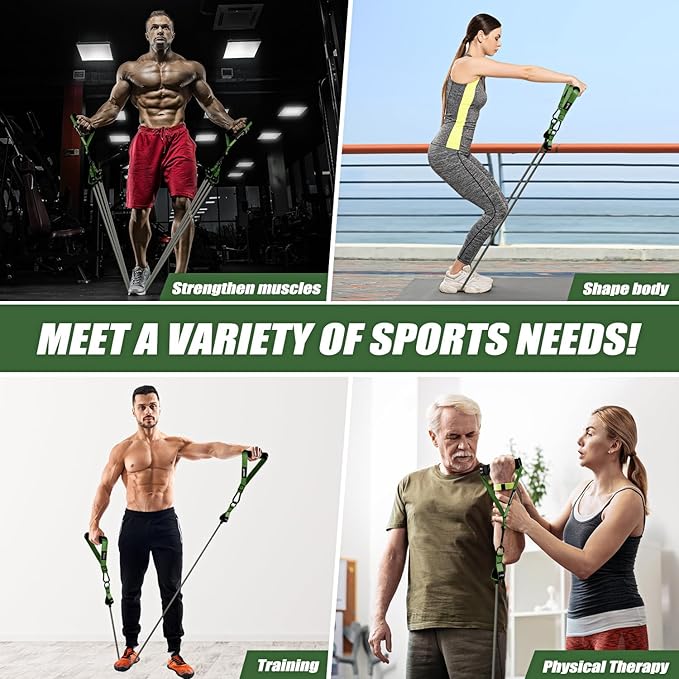 Heavy Resistance Bands for Working Out, 350lbs/450lbs Exercise Bands with Handles, Workout Bands Set for Men, Fitness Weight Bands for Muscle Strength Training, Stretching, Slim, Home Gym Equipment-GravixFit