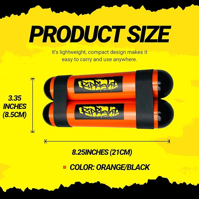 Premium RipStick Pillz, Workout Equipment for Joint Rehab, Shoulder Strength, Resistance Training, and Muscle Building, with 6 Adjustable Resistance Bands-GravixFit