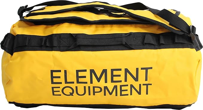Element Equipment Trailhead Duffel Bag Shoulder Straps Waterproof Yellow Small-GravixFit
