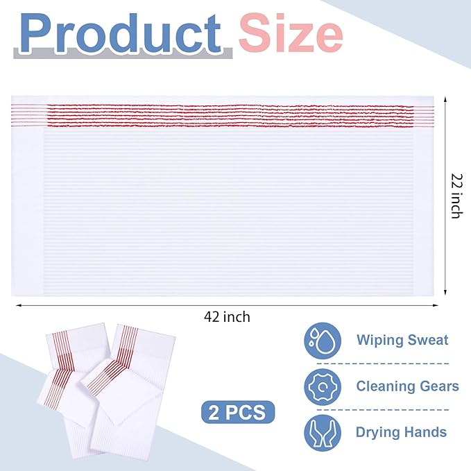 Mixweer Caddy Golf Towel 22" x 42" Large Caddy Towel Camping Sport Towels Cotton Soft Towels for Man Golf Lovers-GravixFit