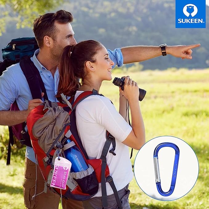 Sukeen Cooling Towel (40"x12"),Ice Towel,Soft Breathable Chilly Towel,Microfiber Towel for Yoga,Sport,Running,Gym,Workout,Camping,Fitness,Workout & More Activities-GravixFit