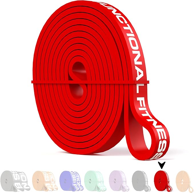 Functional Fitness Pull Up Assist Resistance Bands | Heavy Duty Exercise Bands for Powerlifting, Mobility, and Stretching | Travel Friendly Resistance Bands for Workout-GravixFit