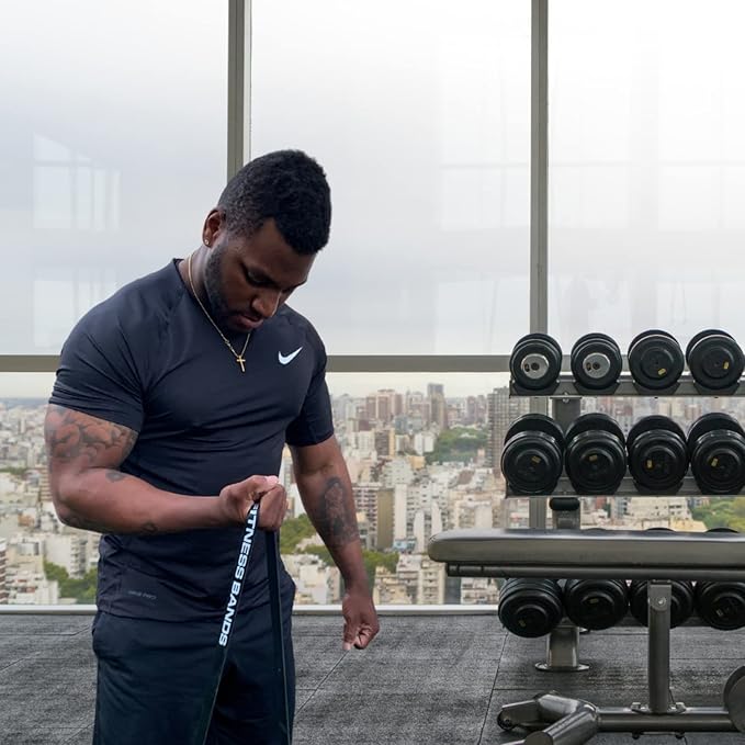 Pull Up Assist Bands Set by Functional Fitness. Heavy Duty Resistance and Assistance Training Band-GravixFit