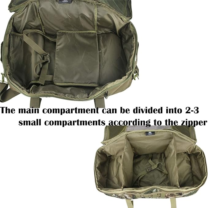 3 In 1 Military Backpack Travel Duffle Bag for Weekender Gym Traveling Workout Deployment-GravixFit