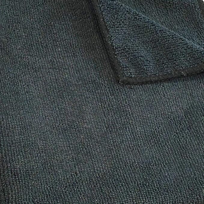 Arkwright Microfiber Gym Towel - Bulk Case of 180 - Super Soft, Quick Dry Workout Sweat Towels, 300 GSM Lightweight & Absorbent for Sports, Working Out, Yoga, and Spa, 16 x 27 in, Black-GravixFit