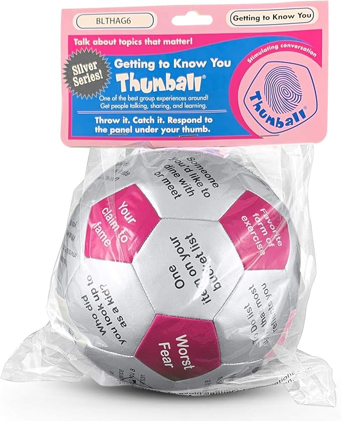 Trainers Warehouse 6" Thumball Collection, 32 Prompts for Conversation, Team Building, Relationship and Training-GravixFit