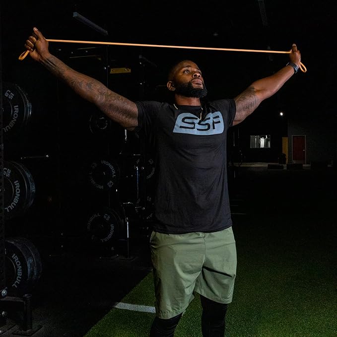 Serious Steel Fitness 32" Resistance Training Bands (Portable Exercise Band System Training Bands- Great for Individuals Under 5'10")-GravixFit