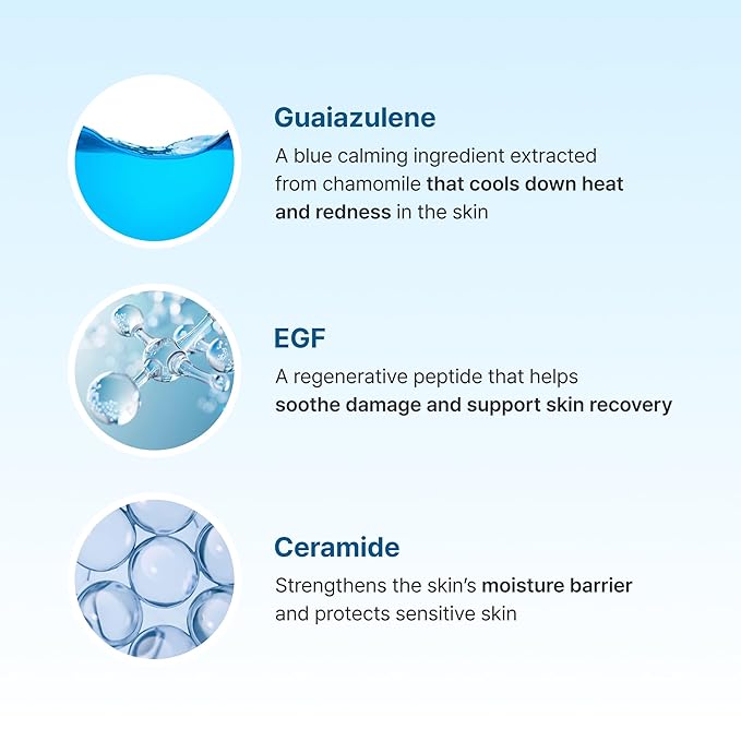 DearKlairs Midnight Blue Calming Cream – Soothing Face Moisturizer for Oily & Sensitive Skin, Redness Relief & Hydrating, Lightweight Texture, 2 Fl Oz-GravixFit