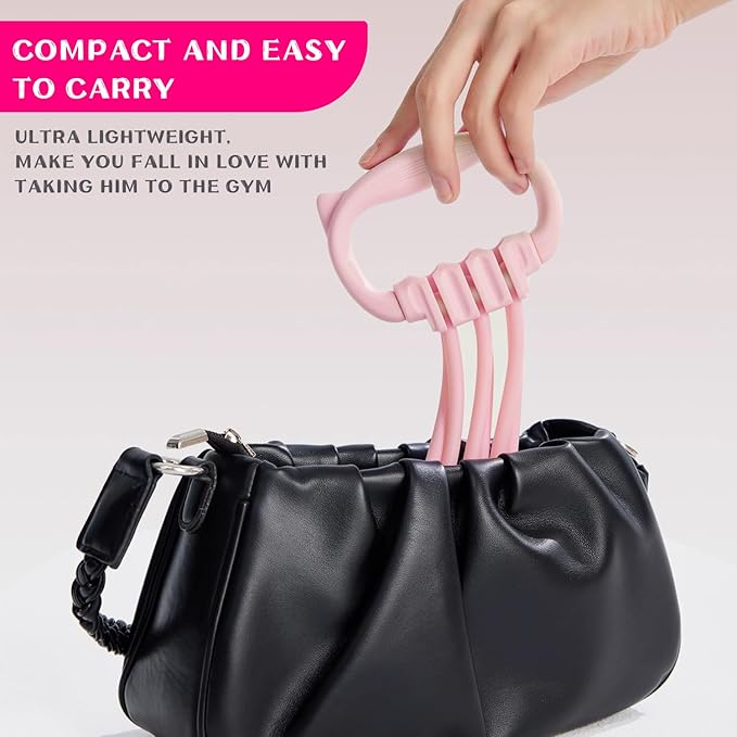 Resistance Bands with Handles, Single Resistance Bands, Exercise Bands with Comfortable Handles, Resistance Training, Physical Therapy, Home Workouts, Fitness, Pilates-GravixFit