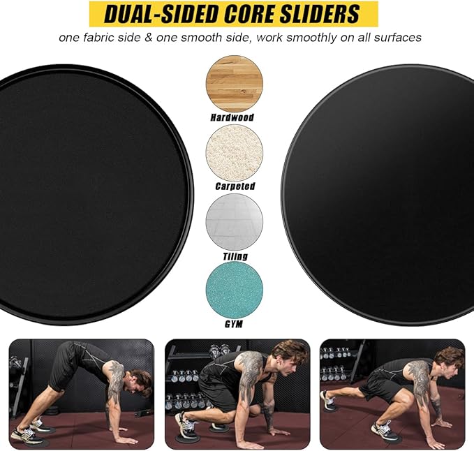 23 Pack Resistance Bands Set Workout Bands, 5 Stackable Exercise Bands 5 Loop Resistance Bands 2 Core Sliders, Door Anchor Handles Ankle Straps Carry Bag Instant Cooling Towel Wrist Wraps-GravixFit