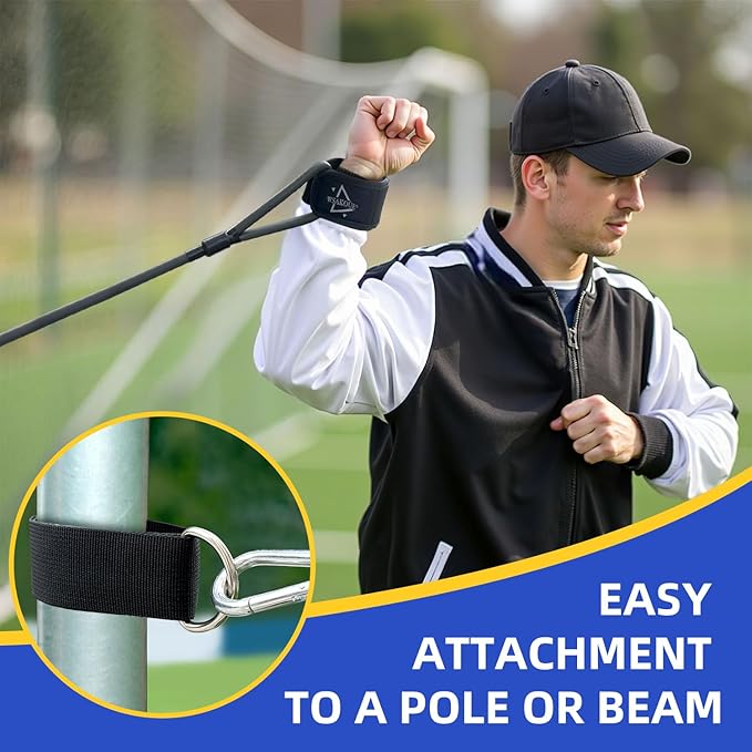 Baseball Resistance Bands - Arm Strengthening Trainer for Pitchers & Players, Softball Pitching Equipment & Sports Accessories-GravixFit