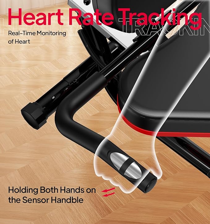 Recumbent Exercise Bike for Home,Recumbent Stationary Bikes for Adults & Seniors,Load Capacity of 400 pounds,Equipped with 16 Adjustable Gears, and Soft Adjustable Seats