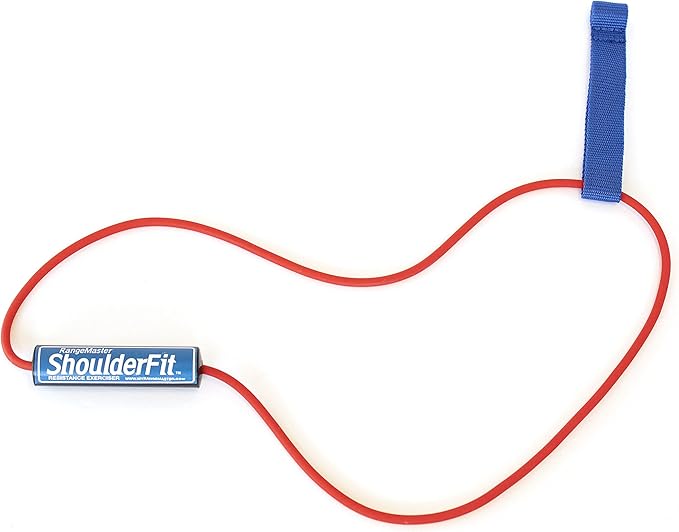 RangeMaster ShoulderFit Resistance Exerciser │ Resistance Tube Level 1│ Home Flex Cord Gym │ Shoulder Strengthening Tool │ Increase Flexibility and Mobility-GravixFit