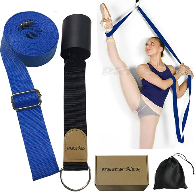 Leg Stretcher, Door Flexibility & Stretching Leg Strap - Great for Ballet Cheer Dance Gymnastics or Any Sport Leg Stretcher Door Flexibility Trainer Premium Stretching Equipment-GravixFit