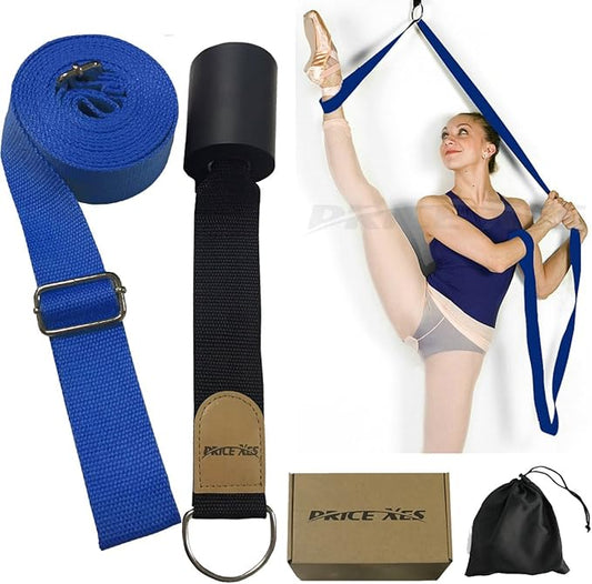 Leg Stretcher, Door Flexibility & Stretching Leg Strap - Great for Ballet Cheer Dance Gymnastics or Any Sport Leg Stretcher Door Flexibility Trainer Premium Stretching Equipment-GravixFit