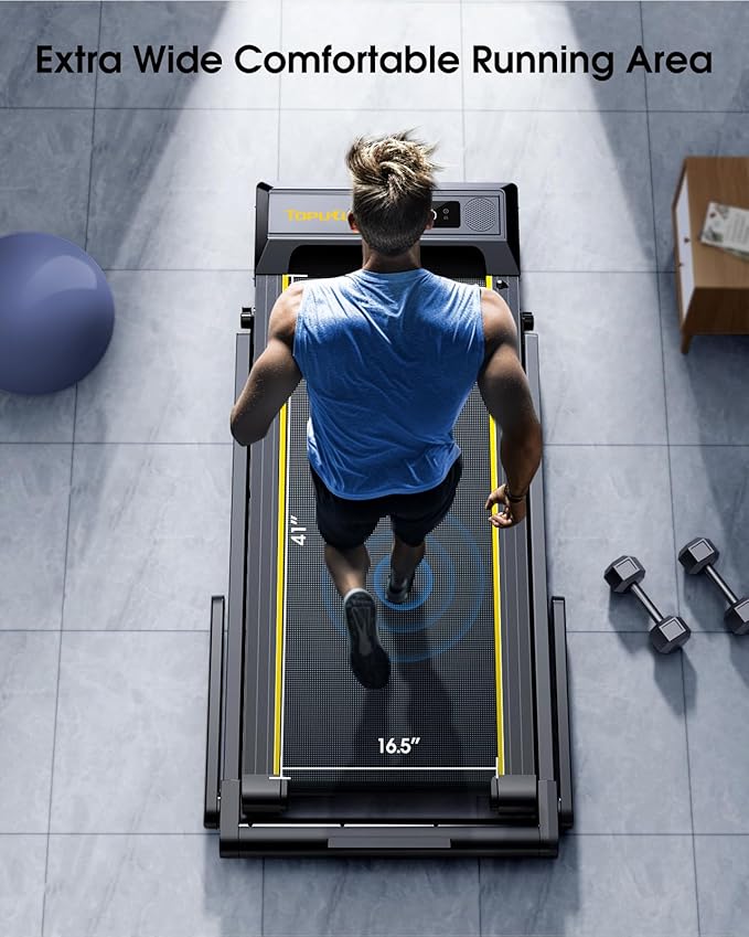 Walking Pad Treadmill with 12% Incline, 4 in 1 Folding Treadmill for Home/Office with Handle Bar, 2.5HP Under Desk Treadmills Portable Walking Pad with App & Bluetooth Speaker, 0.6-10MPH-GravixFit