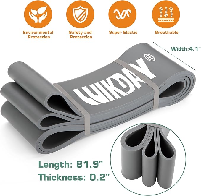 Resistance Bands for Working Out, Exercise Bands, Workout Bands, Pull Up Assistance Bands for Body Stretching Training Physical Therapy Muscle Training for Men & Women-GravixFit