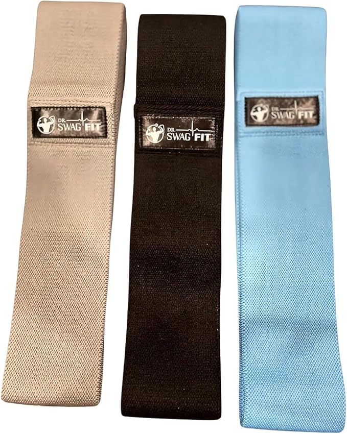 Resistance Bands Set, Versatile Latex Exercise Bands for Home and Gym Workouts, Ideal Workout Equipment for Men and Women, Resistance Bands for Legs, Physical Therapy, (3-Pack)-GravixFit